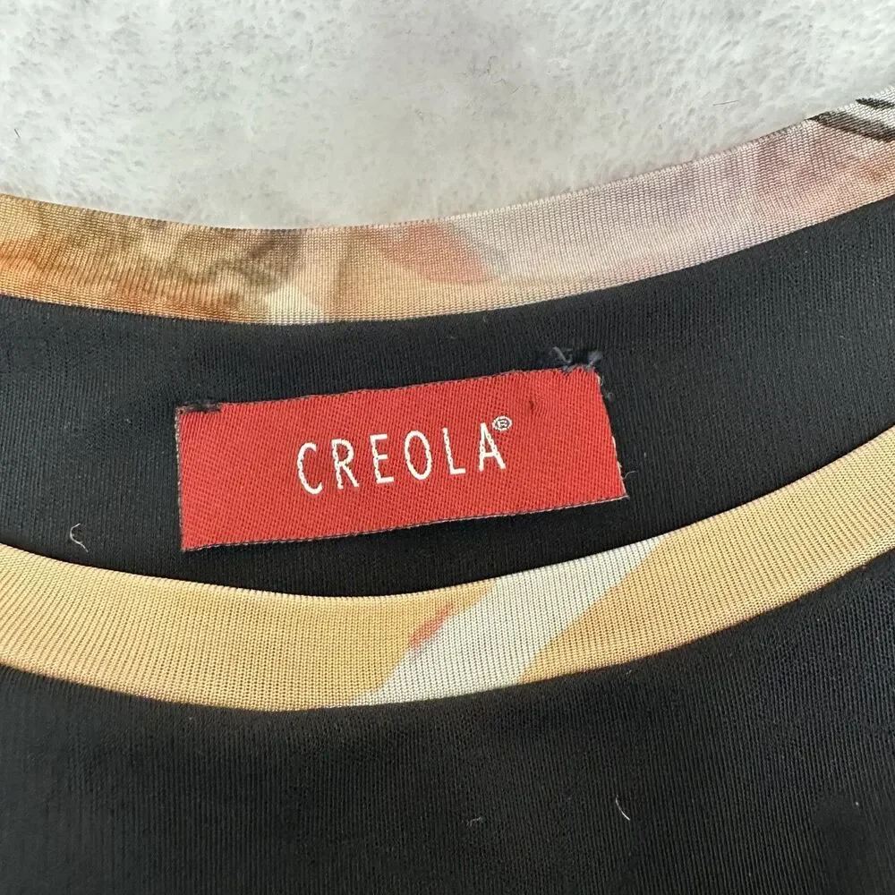 Creola Women's Black Stretch Sleeveless Sheath Dress Sz 6/42